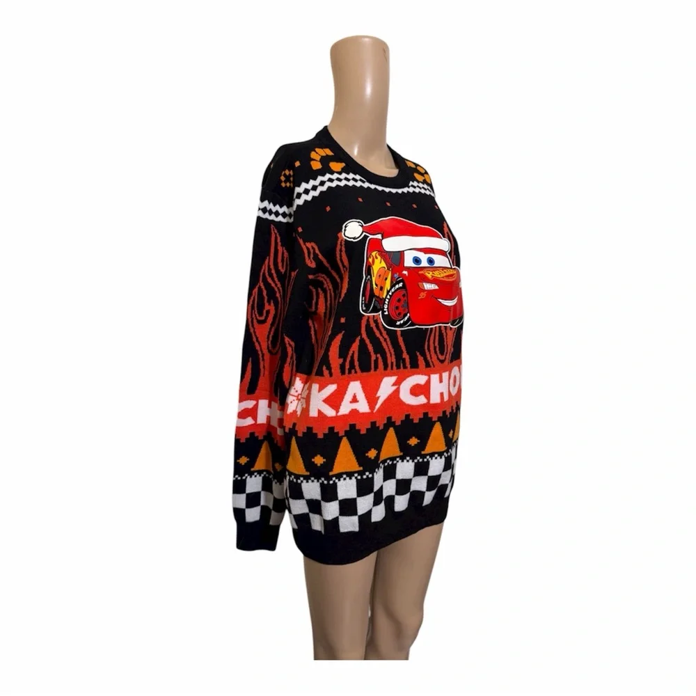 Disney pixar lightning McQueen holiday sweater - Picture 4 of 6